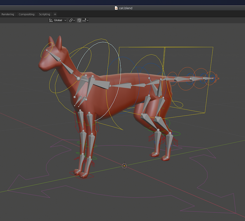 Rigify cat rig